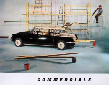 Citroen ID 19 Commerciale Modelprogram 1961 Carbrochure (3449)